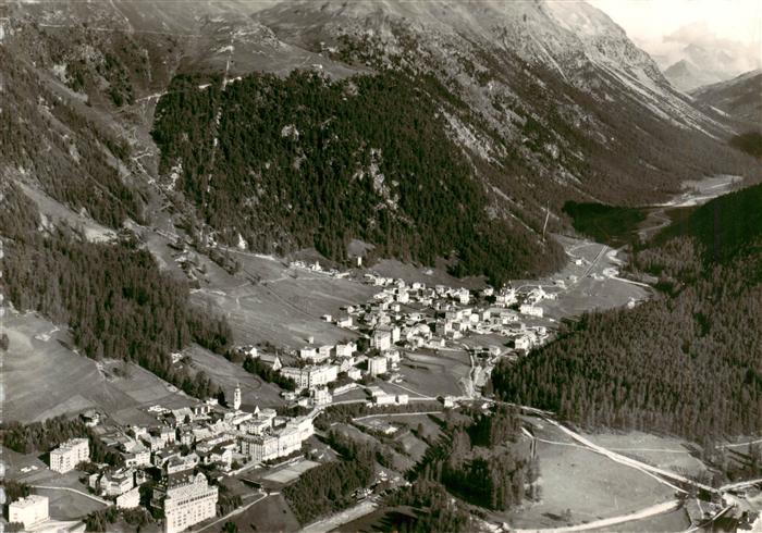 Pontresina Fliegeraufnahme