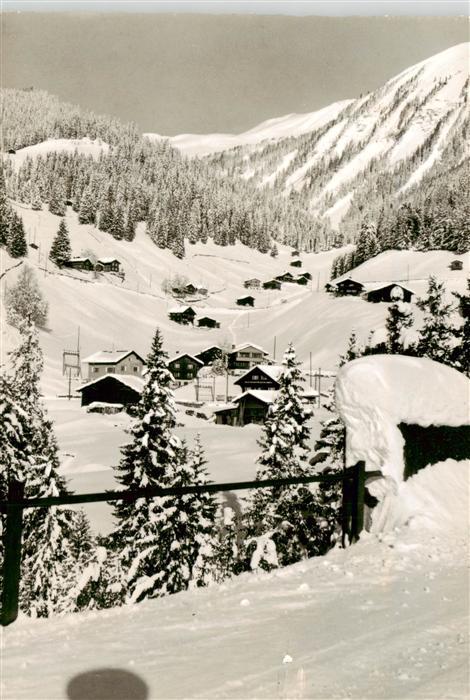 Langwies GR mit Mattlishorn