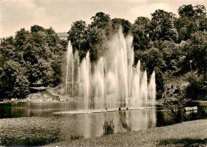 SAARBRueCKEN Saarland Deutsch Franzoesische Gartenschau 1960 Fontaene