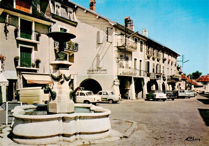 Rumilly Haute-Savoie La Fontaine et les Arcades
