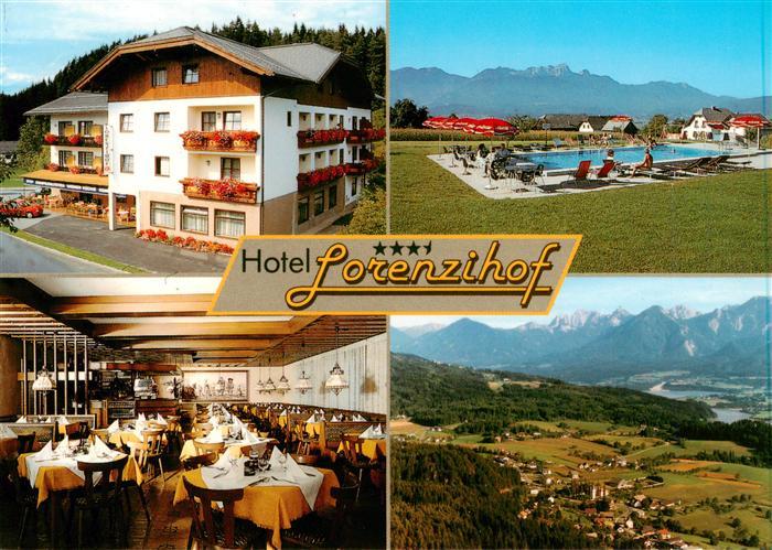 Egyden Velden St Hotel Lorenzihof Gastraum Schwimmbad Panorama