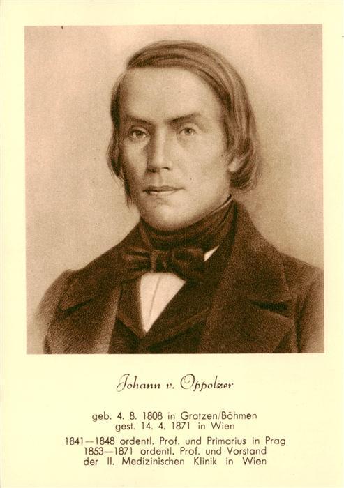 Gratzen Ceske Budejovice CZ Johann von Oppolzer