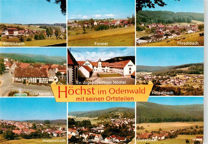 Hoechst Odenwald Annelsbach Forstel Pfirschbach Hassenroth Ev Jugendzentrum Hets