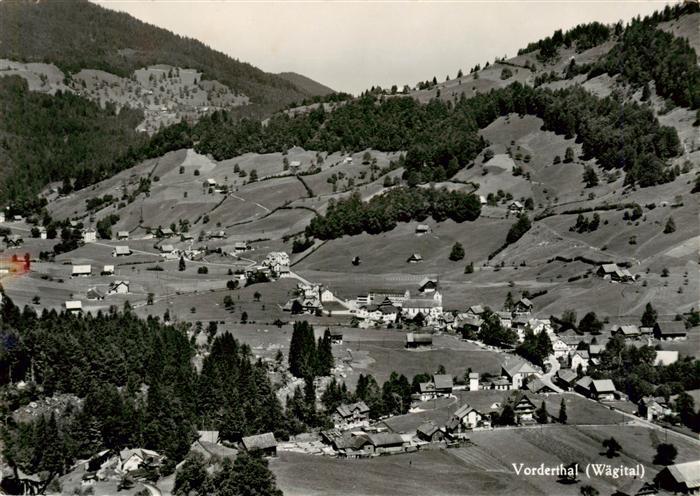 Vorderthal SZ Fliegeraufnahme Waegital