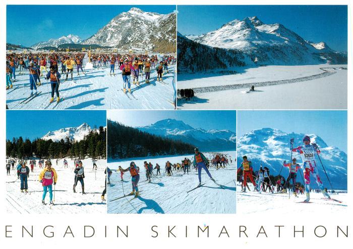 Engadin GR Engadin Skimarathon Teilansichten
