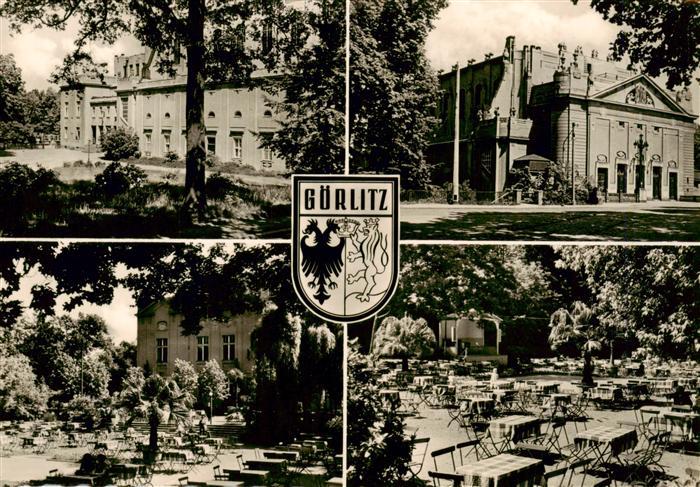 Goerlitz  Sachsen Kulturstaette Stadthalle Gartenwirtschaft