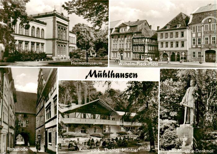 Muehlhausen  Thueringen Heimatmuseum Wilhelm Pieck Platz Ratsstrasse Kulturpark