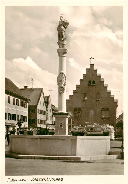 Schongau Bayern Marienbrunnen