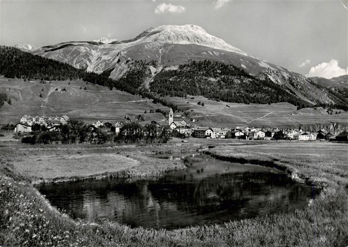 Celerina GR mit Piz Padella