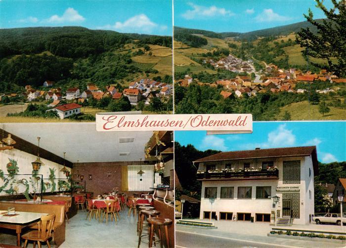 Elmshausen Bergstrasse Panorama Gaststaette Nibelungenschaenke Gaststube