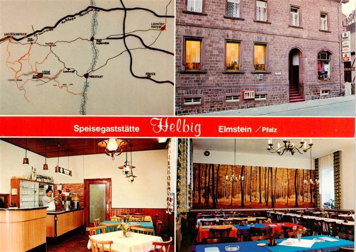 Elmstein Speisegaststaette Helbig Gastraeume