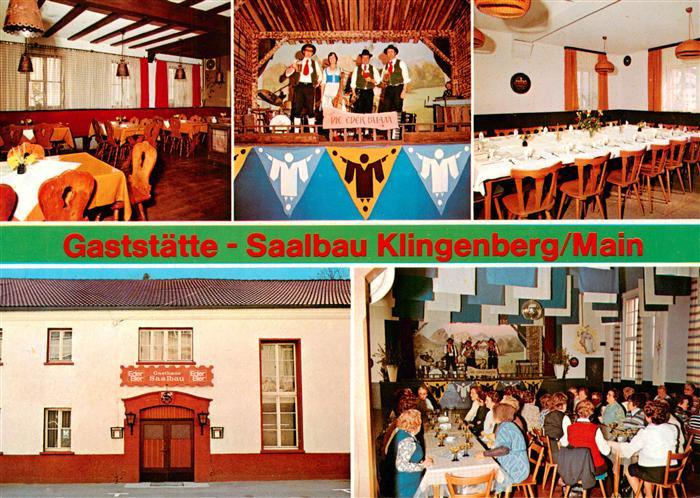 Klingenberg Main Gaststaette Saalbau Gastraeume Veranstaltung