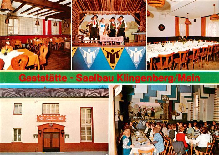 Klingenberg Main Gaststaette Saalbau Gastraeume Veranstaltung