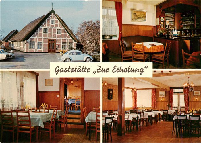 Jork Gaststaette Zur Erholung Speiserestaurant Gastraeume