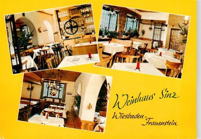 Frauenstein Wiesbaden Weinhaus Sinz Gastraeume