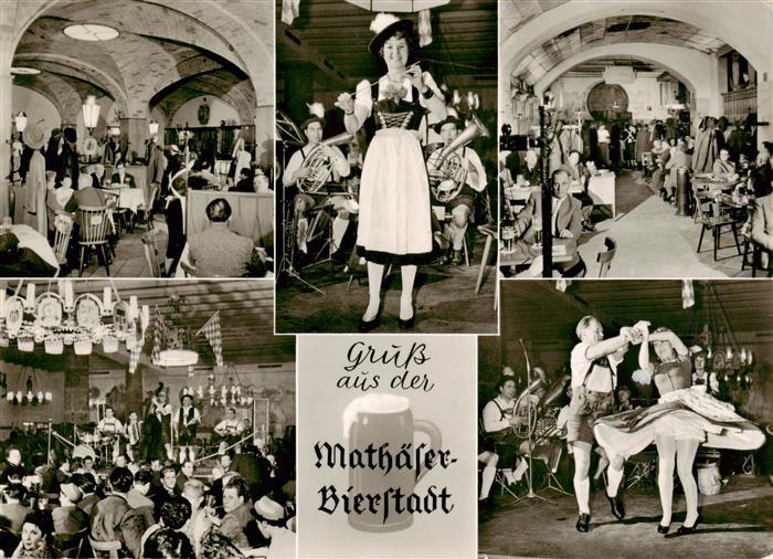 Muenchen Bayern Mathaeser Bierstadt Muenchener Stuben Veranstaltung Schwemme mit