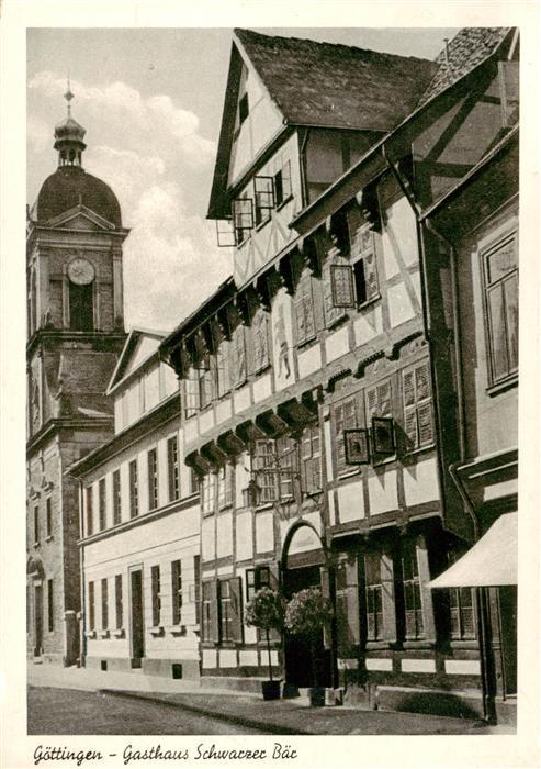 Goettingen  Niedersachsen Gasthaus Schwarzer Baer