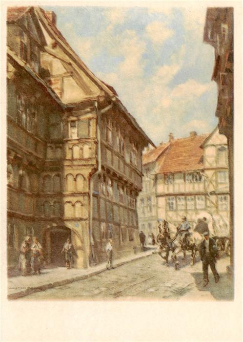 Alt Halberstadt Kulkmuehle Gemaelde