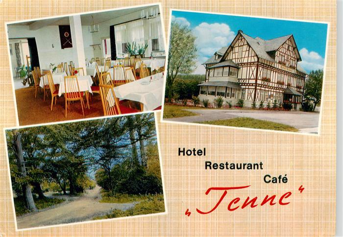 Tenne Steinfischbach Hotel Restaurant Cafe Tenne Gaststube Waldpartie