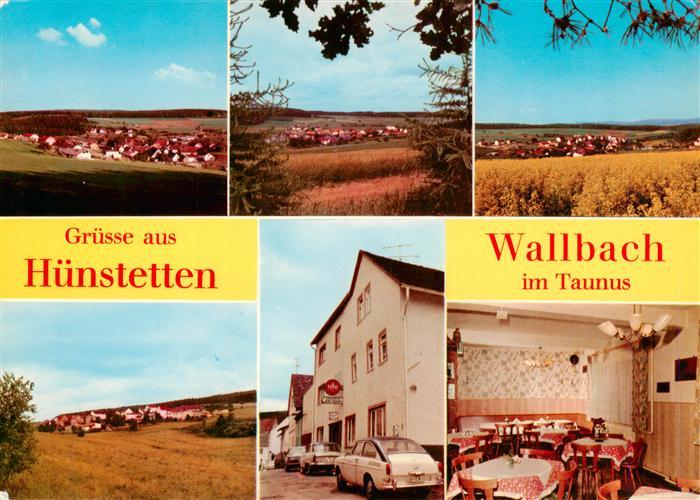 Wallbach Taunus Panorama Gasthaus Pension Zum Taunus Gaststube