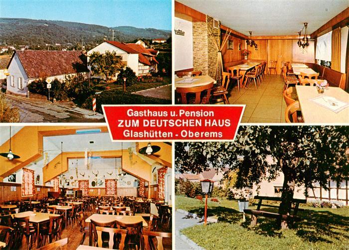 Oberems Glashuetten Gasthaus Pension Zum Deutschen Haus Gastraeume Park