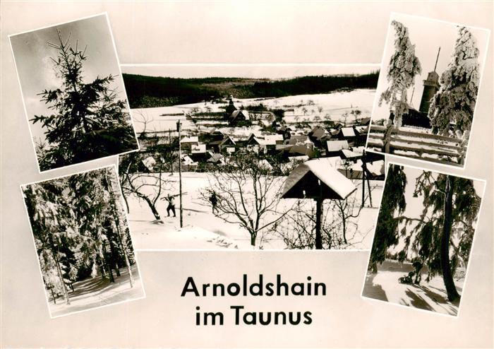 Arnoldshain Winterpanorama Teilansichten