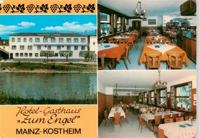 Kostheim Mainz Gasthaus Zum Engel Gastraeume