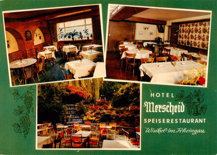 Winkel Oestrich-Winkel Hotel Merscheid Gastraeume Terrasse