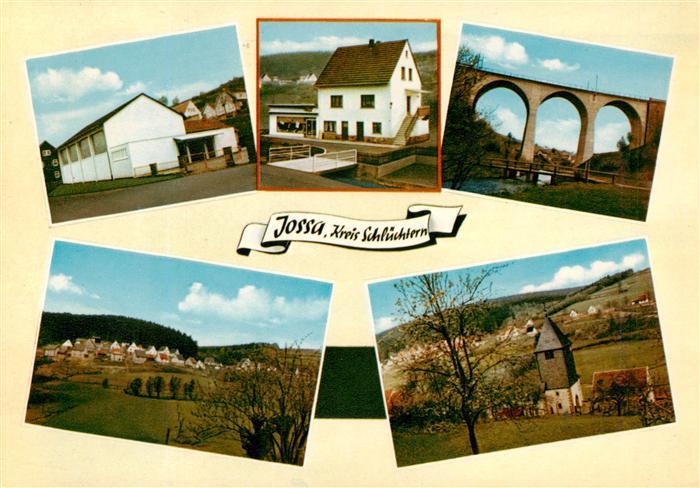 Jossa Schluechtern Lebensmittelgeschaeft Zeller Autobahnbruecke Panorama Turm