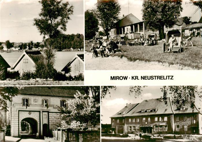 Mirow Mirower See Strand Torhaus Bahnhof