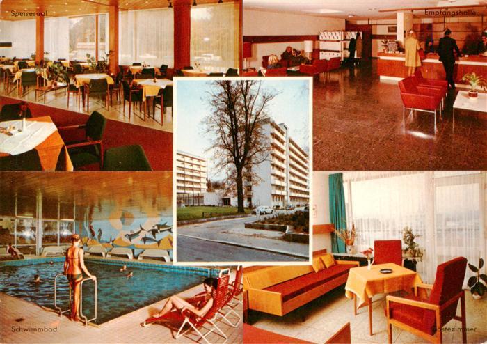 Wiesbaden Kurklinik Dr Drexler Speisesaal Rezeption Hllenbad Aufenthaltsraum