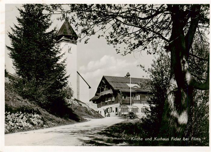 Fidaz GR Kirche und Kurhaus
