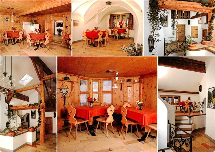 Sta Maria Muestair Cafe Fuschina Gastraeume Treppe