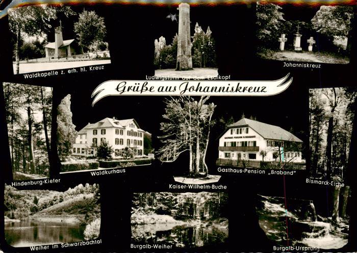 Johanniskreuz Trippstadt Waldkapelle Hindenburg Kiefer Waldkurhaus Weiher Kaiser