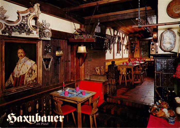 Muenchen Bayern Haxnbauer am Platzl Gaststube