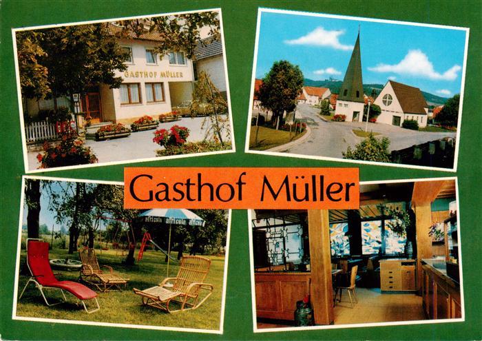 Reundorf Lichtenfels Gasthof Mueller Liegewiese Gaststube Kirche