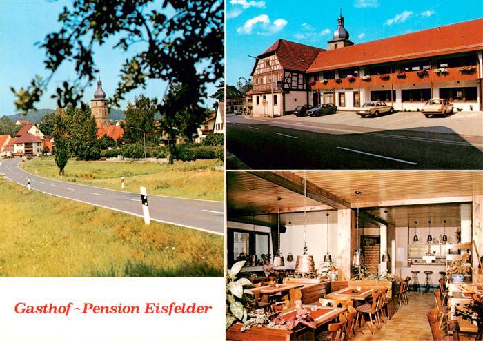 Pfarrweisach Gasthof Pension Eisfelder Gastraum