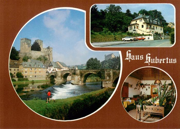 Runkel Lahn Hotel Restaurant Haus Hubertus Gaststube Lahnpartie