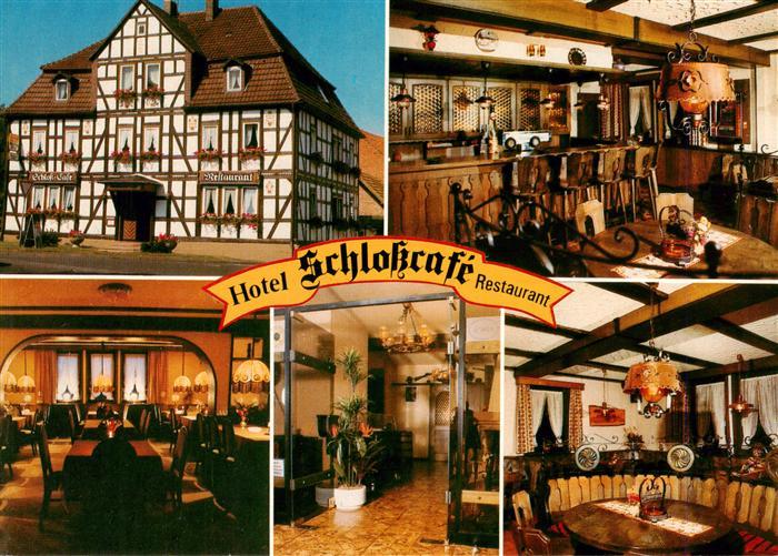Ziegenhain Hessen Hotel Landgraf Schlosscafe Restaurant Gastraeume Bar