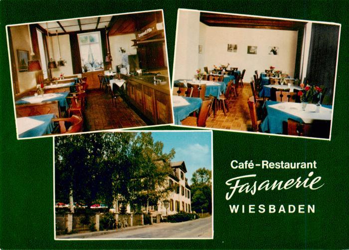Wiesbaden Cafe Restaurant im Tierpark Wiesbaden Fasanerie Gastraeume