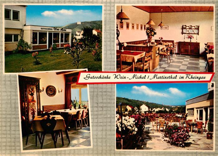 Martinsthal Gutsschaenke Wein Michel Gastraeume Terrasse