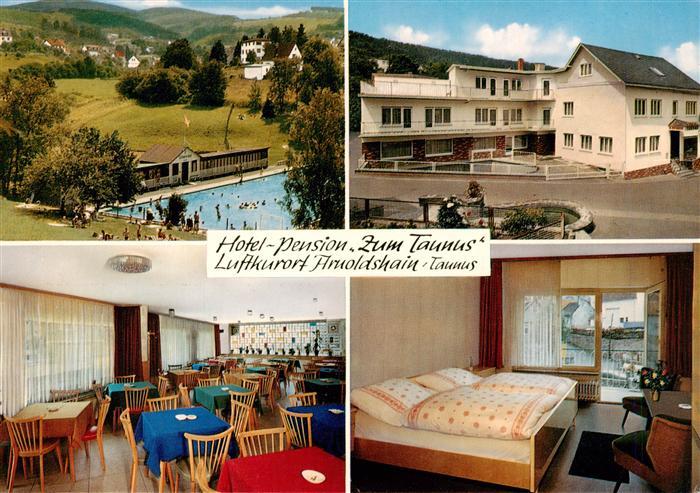 Arnoldshain Hotel Pension Zum Taunus Gastraum Gaestezimmer Schwimmbad
