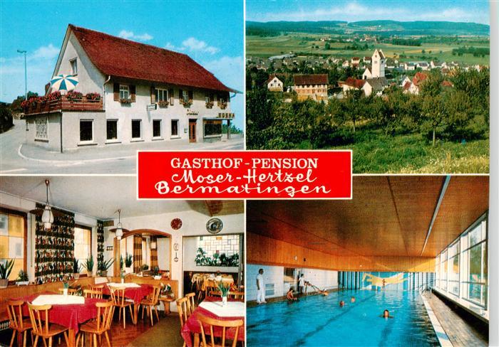 Bermatingen Gasthaus Pension Moser Hertzel Gaststube Panorama Hallenbad