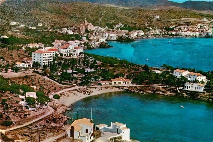 Cadaques Costa Brava ES Fliegeraufnahme