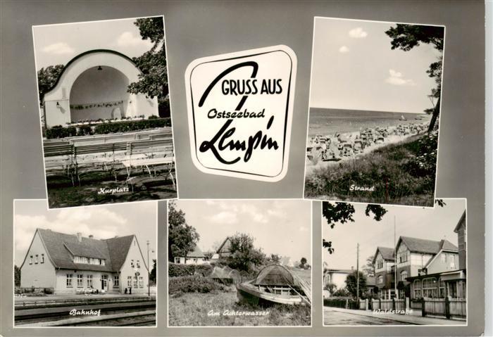 Zempin Ostseebad Kurplatz Strand Bahnhof Am Achterwasser Waldstrasse