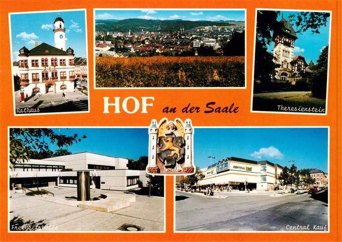 Hof Saale Rathaus Theresienstein Freiheitshalle Central Kauf