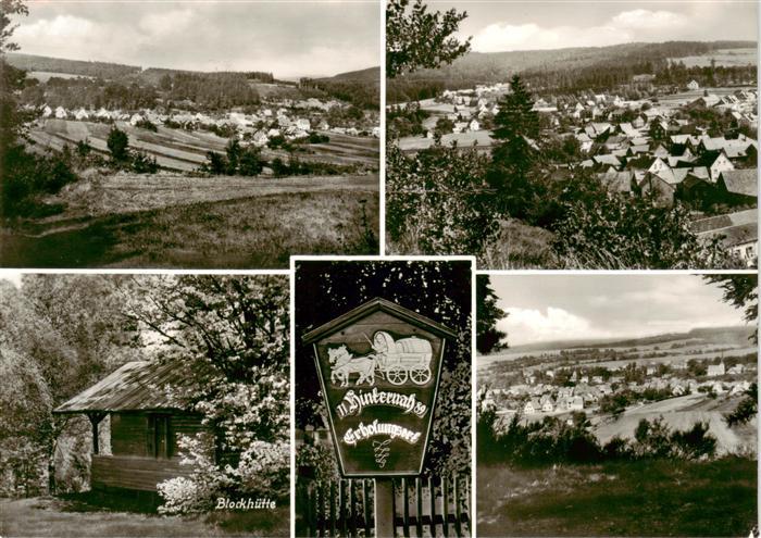 Hinternah Panorama Blickhuette Orig Hinweisschild Panorama