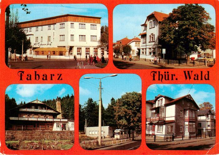 Tabarz Bad Tabarz Hotel Tabarzer Hof Cafe Waldbahn Ferienheim Schweizerhaus Halt