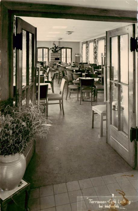 Weissenfels Saale Terrassen Cafe Leissling