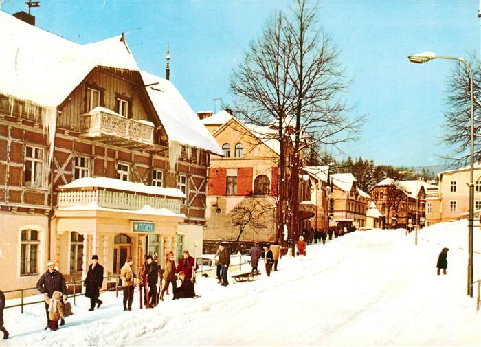 Szklarska Poreba Schreiberhau Riesengebirge PL Ulica Jednosci Narodu